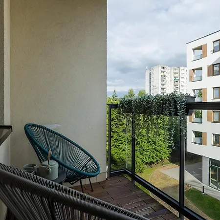 Lanciego - Przytulny Z Osobna Sypialna, Balkon, Wi-fi, Natolin, Ursynow דירה *